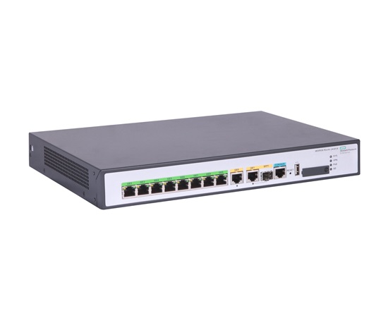 HPE FlexNetwork MSR958 1GbE and Combo 2GbE WAN 8GbE LAN PoE Router