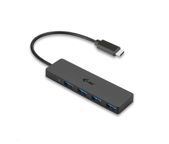 iTec USB-C 3.1 štíhly 4-portový rozbočovač