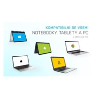 iTec USB-C 3.1 štíhly 4-portový rozbočovač