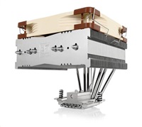 NOCTUA Chladič CPU NH-C14S, 1x 140mm, LGA1851, AM5, hnědá/stříbrná