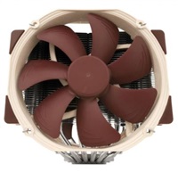 NOCTUA Chladič CPU NH-D15, 2x 140mm, LGA1851, AM5, hnědá/stříbrná