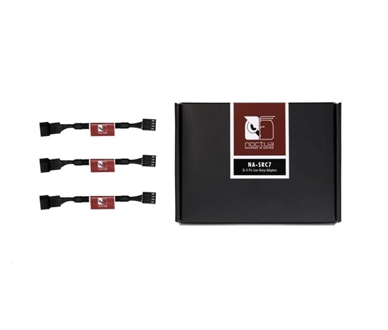 NOCTUA NA-SRC7 - sada 3 adaptérov s nízkou hlučnosťou pre 4pin ventilátory
