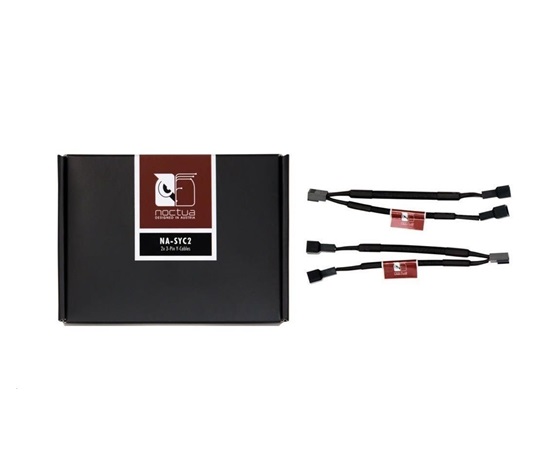 NOCTUA NA-SYC2 - sada 2 Y adaptérov pre 3pin ventilátory
