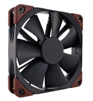 NOCTUA Ventilátor NF-F12 iPPC-3000 PWM, 120mm, černá/hnědá