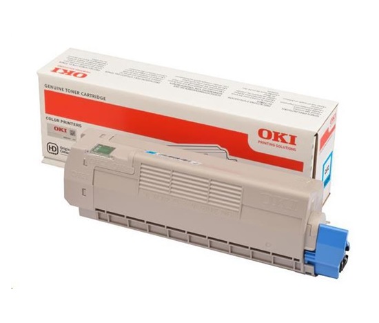 Azurový toner OKI pre C612 (6 000 strán)