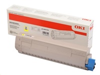 Žltý toner OKI pre C823/C833/C843 (7 500 strán)
