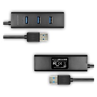 AXAGON HUE-S2B, 4x USB 3.0 CHARGING hub, micro USB nap. konektor, kábel USB-A 30cm