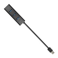 AXAGON HUE-S2B, 4x USB 3.0 CHARGING hub, micro USB nap. konektor, kábel USB-A 30cm