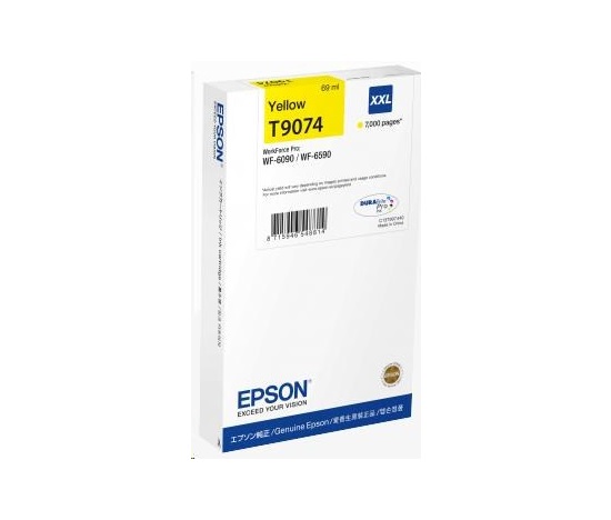 Atramentová kazeta EPSON WorkForce-WF-6xxx žltá XXL 69 ml