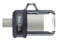 SanDisk Flash Disk 128 GB Dual USB Drive m3.0 Ultra, OTG
