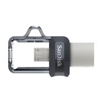 SanDisk Flash Disk 128 GB Dual USB Drive m3.0 Ultra, OTG