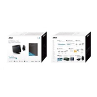 ASUS BLU-RAY Writer BW-16D1H-U PRO, externý, čierny, USB 3.0, (Softvér)