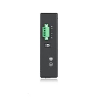 Zyxel RGS100-5P 5-portový gigabitový prepínač PoE, 4x GbE + 1x SFP, rozpočet PoE 120 W, montáž na DIN lištu/stenovú montáž, IP30
