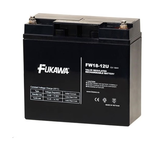 Batéria - FUKAWA FW 18-12 U (12V/18Ah - M5), životnosť 5 rokov