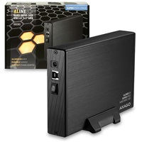 AXAGO - EE35-XA3 USB3.0 - SATA 3.5" externí ALINE box POŠKOZENÝ OBAL
