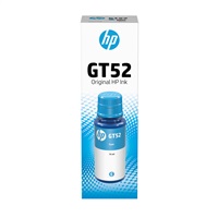 HP GT52 Cyan Original Ink Bottle (8,000 pages)