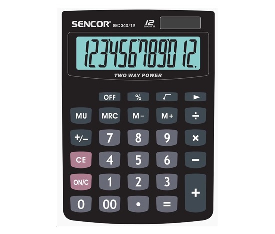 Sencor kalkulačka  SEC 340/ 12