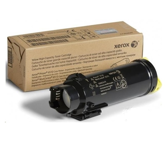 Žltá extra Hi-Cap tonerová kazeta Xerox pre Phaser 6510 a WorkCentre 6515, (4 300 strán) DMO