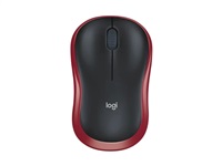 Logitech Wireless Mouse M185, red