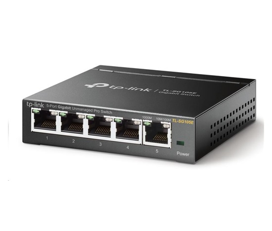 TP-Link Easy Smart switch TL-SG105E (5xGbE, fanless)