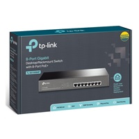TP-Link switch TL-SG1008 (8xGbE, fanless)