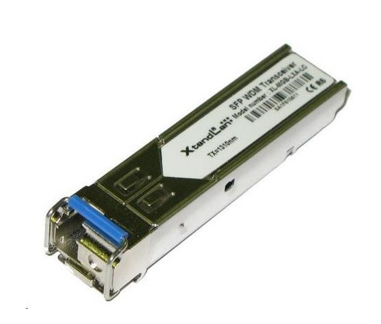 Optický SFP modul SM (1310nm/1550nm), WDM, 1,25 Gb/s, LC, 3km (HP kompatibilní)