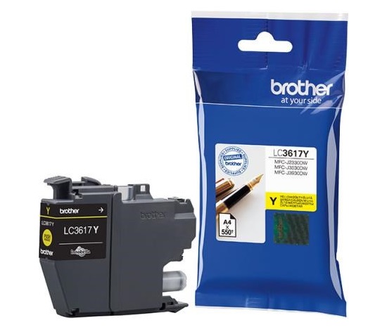 BROTHER INK LC-3617Y žltá - 550 str., J2330, J3530, J3930