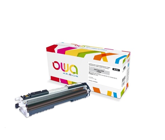 OWA Armor toner pre HP Laserjet Pro CP1025, Pro100 M175, Pro200 M275, 1200 strán, CE310A, čierna/čierna