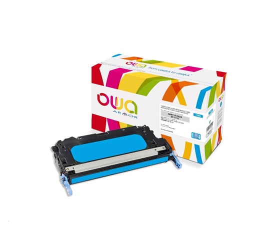 OWA Armor toner pre HP Color Laserjet 3600 CP3505, 8000 strán, Q6471A JUMBO, modrá/kyanová