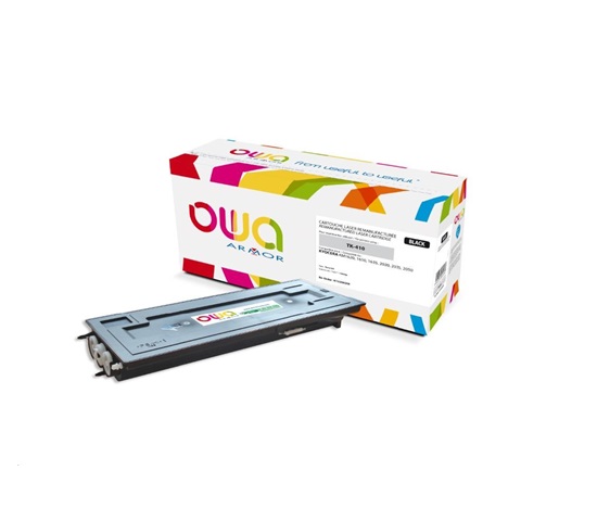 OWA Armor toner pre KYOCERA KM1620, 18000 strán, TK410, čierny/čierny + odpadový box (TK-410)