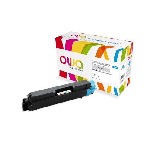 OWA Armor toner pre KYOCERA FS-C5250, 2026, 5000 strán, TK590C, modrá/kyanová + odpadový box (TK-590C)
