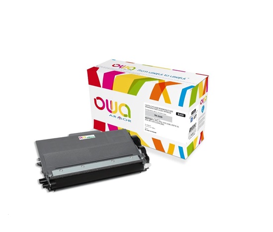 OWA Armor toner pre BROTHER HL 5440,5480,6180 MFC 8510,8515, 8520 DCP 8110, 3000 strán, TN3330, čierna/čierna (TN-3330)