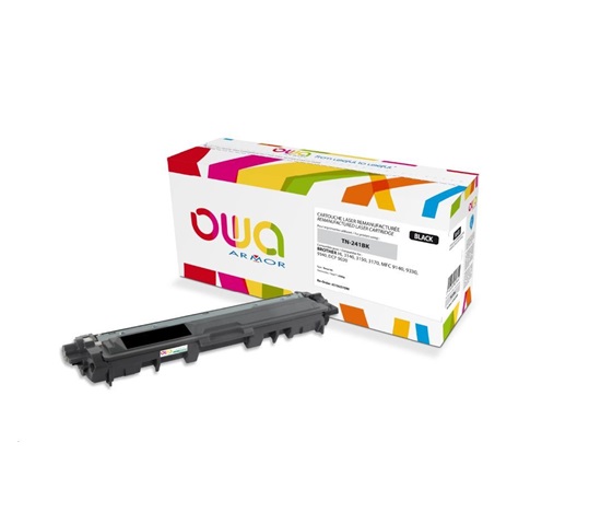 OWA Armor toner pre BROTHER HL 3140, 3150, 3170, MFC 9130, 9140, 9330, 2500 strán, TN241BK, čierny/čierny (TN-241BK/TN-242BK)
