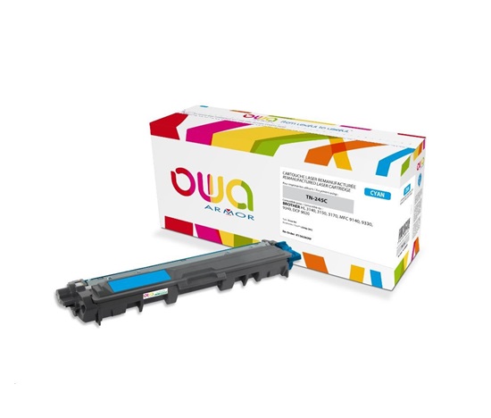 OWA Armor toner pre BROTHER HL 3140, 3150, 3170, MFC 9130, 9140,9330,9340,2200 strán, TN245C, modrá/cyan (TN-245C/TN-246C)