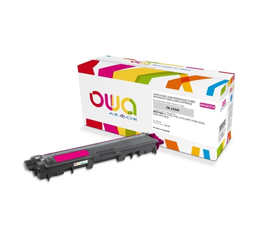 OWA Armor toner pre BROTHER HL 3140, 3150, 3170, MFC 9130 9330,9340,2200 strán,TN245M, červená/purpurová (TN-245M/TN-246M)