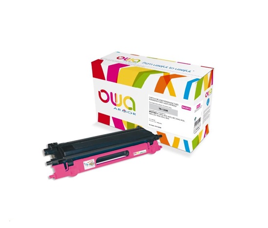 OWA Armor toner pre BROTHER HL 4040, 4050, 4070, 4000 strán, TN135M, červená/purpurová (TN-135M)