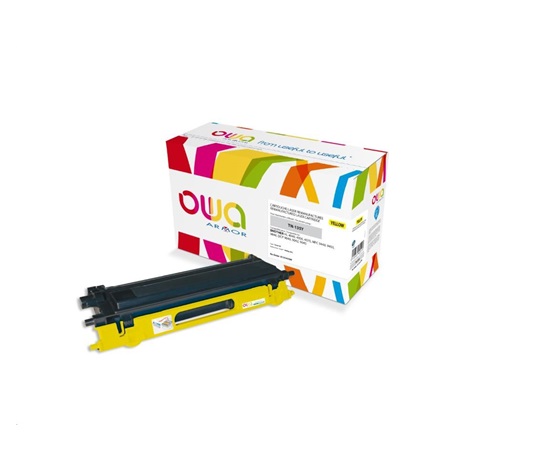 OWA Armor toner pre BROTHER HL 4040, 4050, 4070, 4000 strán, TN135Y, žltá/žltá (TN-135Y)