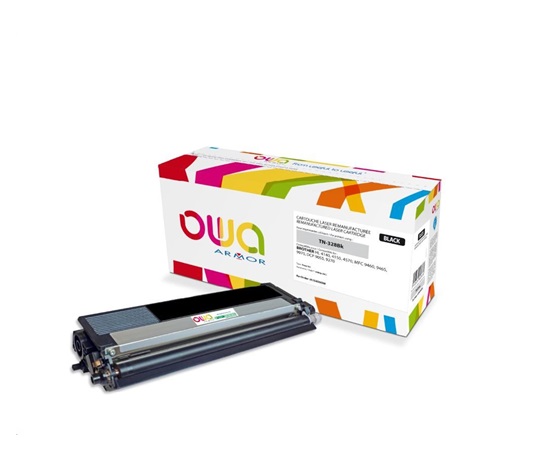 OWA Armor toner pre BROTHER HL 4140 4570,MFC9460,9465, 9970, DCP 9055, 9270, 6000 strán, TN328BK, čierny/čierny (TN-328BK)