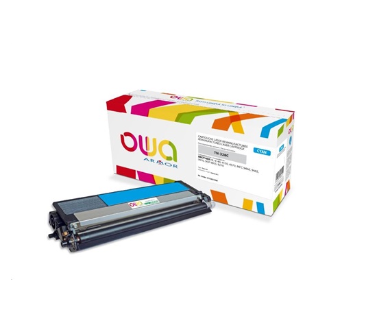OWA Armor toner pre BROTHER HL 4140, 4150,4570,MFC 9460,9465,9970,DCP 9055,9270,6000 strán,TN328C,modrá/cyan(TN-328C)