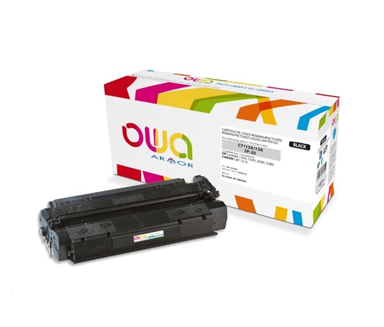 OWA Armor toner pre HP Laserjet 1200, 1220, 3300, 3380, 3500 strán, C7115X, čierna/čierna