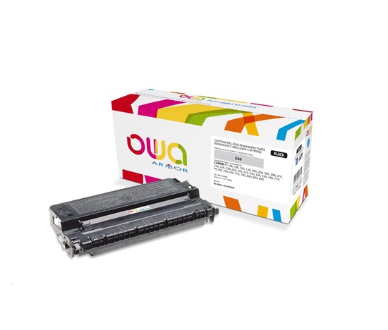 OWA Armor toner pre CANON FC 204, 230,310,330,336,530,740,770 PC860, 880, 890, 4000 strán, E30, čierna/čierna (E-30)
