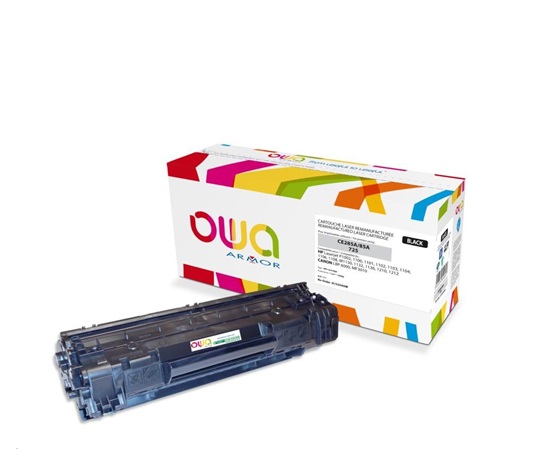 OWA Armor toner pre HP Laserjet P1002, 1100, 1102, M1130, 1132, 1136, 1210, 1212, 1600 strán, CE285A, čierna/čierna