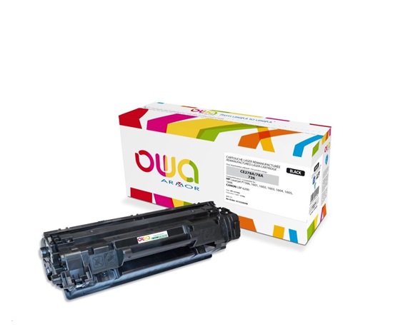 OWA Armor toner pre HP Laserjet P1566, 1601, 2100 strán, CE278A, čierny/čierny