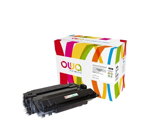 OWA Armor toner pre HP Laserjet P3015, Ese 500 MFP M525, Pro M521, 12500 strán, CE255X, čierna/čierna