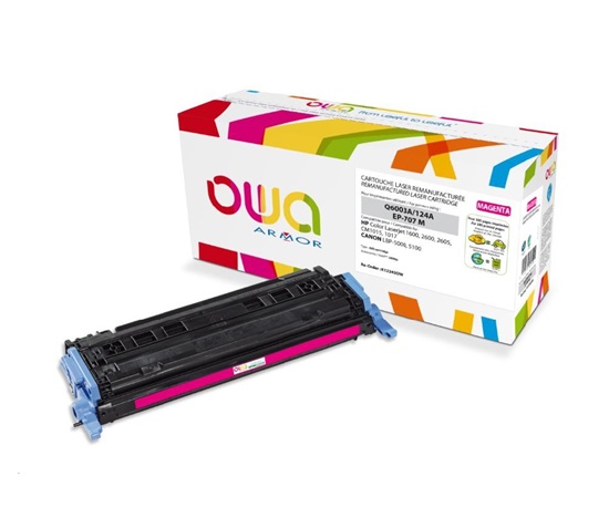 OWA Armor toner pre HP Color Laserjet 1600, 2600, 2605, 2000 strán, Q6003A, červená/purpurová