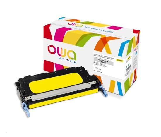 OWA Armor toner pre HP Color Laserjet 3600, 4000 strán, Q6472A, žltá/žltá