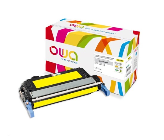 OWA Armor toner pre HP Color Laserjet 4700, 10000 strán, Q5952A, žltá/žltá