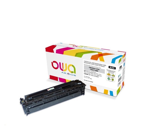 OWA Armor toner pre HP Color Laserjet CP1210, 1215, 1510, 2200 strán, CB540A, čierna/čierna