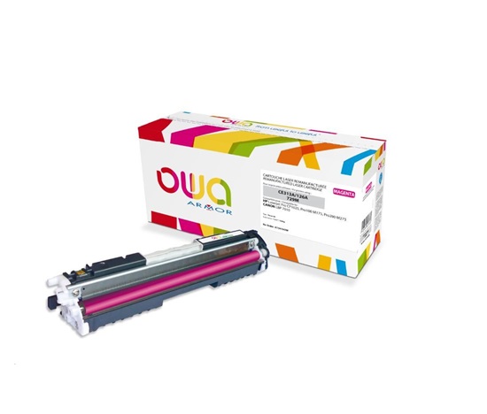 OWA Armor toner pre HP Laserjet Pro CP1025, Pro100 M175, Pro200 M275, 1000 strán, CE313A, červená/purpurová