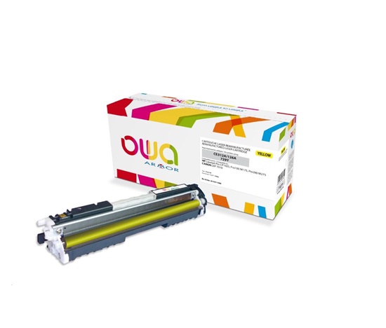 OWA Armor toner pre HP Laserjet Pro CP1025, Pro100 M175, Pro200 M275, 1000 strán, CE312A, žltá/žltá